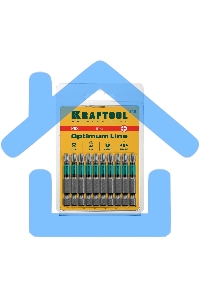 Биты KRAFTOOL Optimum Line, PH3, 50 мм, тип хвостовика E 1/4