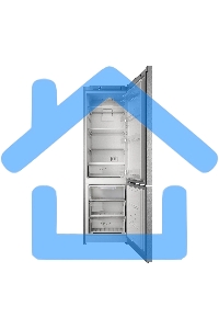 Холодильник Indesit ITS 4200 XB нержавеющая сталь, двухкамерный, 247/78л, морозилка снизу, No Frost