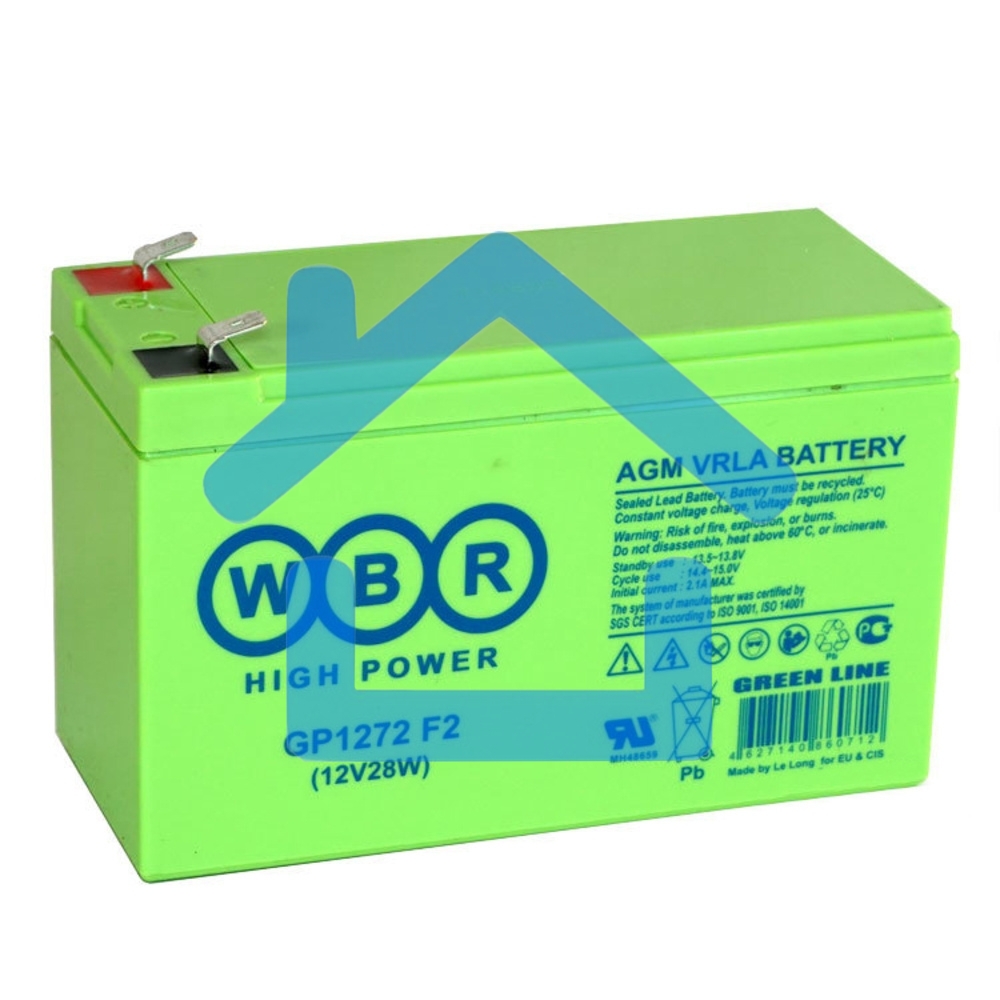 Батарея WBRGP1272 F2 (12V28W) 12В 7.2А.ч