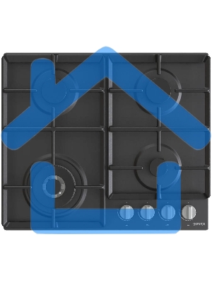 Газовая варочная панель Gorenje GW641EXB черный