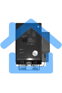 Кофемашина автоматическая BQ CM6001 черный, исп. кофе - зерновой/молотый, 1,5 л, 1450 Вт, 19 бар