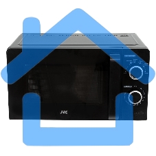 Микроволновая печь JVC JK-MW130M черный, 20 л, 700 Вт, переключатели - поворотный механизм