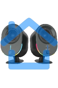 Акустическая система Оклик OK-303A 2.0 черный 20Вт BT