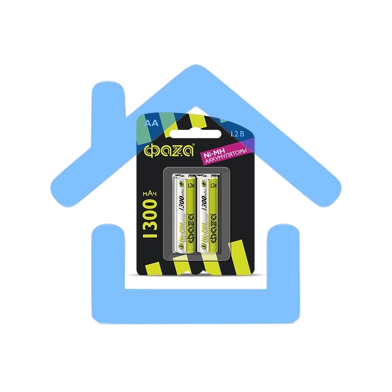 Элемент питания аккумуляторный ФАZА AA 1300мА·ч Ni-MH