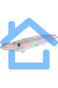 Механическая клавиатура Defender Icebone GK-354 RU,прозрач,81кн+FN,радуж,1.5м_1