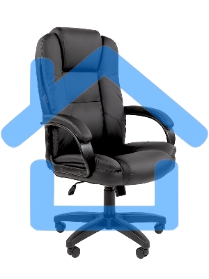 Кресло офисное Chairman 600LT Россия чер.пласт экопремиум черный (7158667)