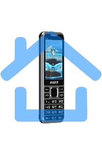 Мобильный телефон Maxvi X10i серебристый металлик