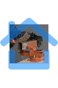 Тиски слесарные SPARTA 100мм поворотные с наковальней 186235