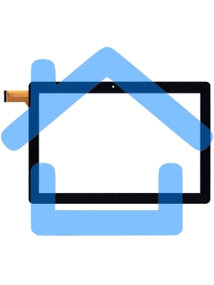 Сенсорное стекло (тачскрин) TurboPad kids 10.1 (2021), черное