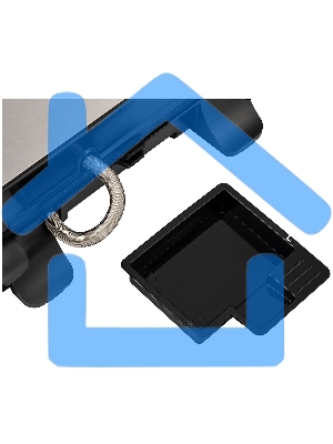 Электрогриль Hyundai HYG-1043 1800Вт черный/черный