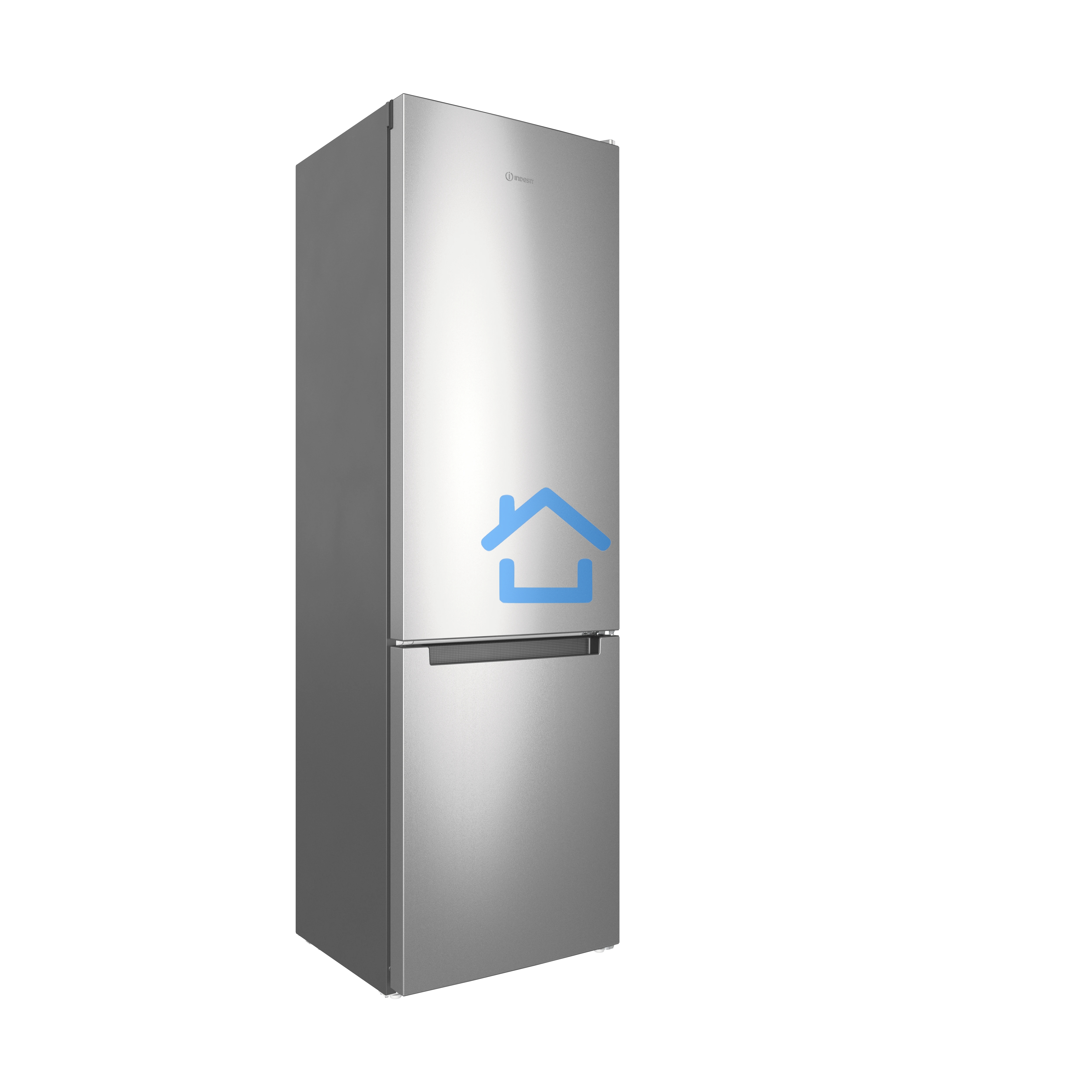 Холодильник Indesit ITS 4200 XB нержавеющая сталь, двухкамерный, 247/78л, морозилка снизу, No Frost
