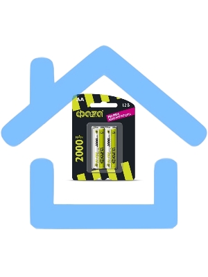 Элемент питания аккумуляторный ФАZА AA 2000мА·ч Ni-MH блистер, 2 шт.