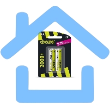 Элемент питания аккумуляторный ФАZА AA 2000мА·ч Ni-MH блистер, 2 шт. Элемент питания аккумуляторный ФАZА AA 2000мА·ч Ni-MH блистер, 2 шт.