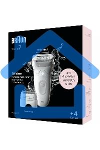 Эпилятор BRAUN SE7-041 белый/серебристый