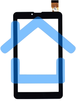 Сенсорное стекло (тачскрин) QCY-FPC-706 (Версия В), черное