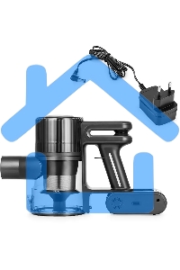 Пылесос ручной Kitfort КТ-5168 150Вт белый/черный (в компл.:1мешок)