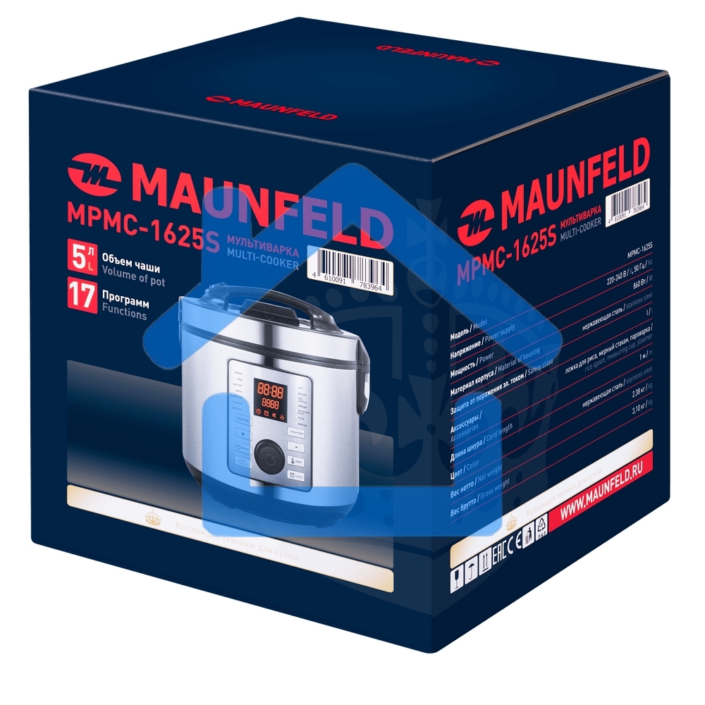 Мультиварка Maunfeld MPMC-1625S