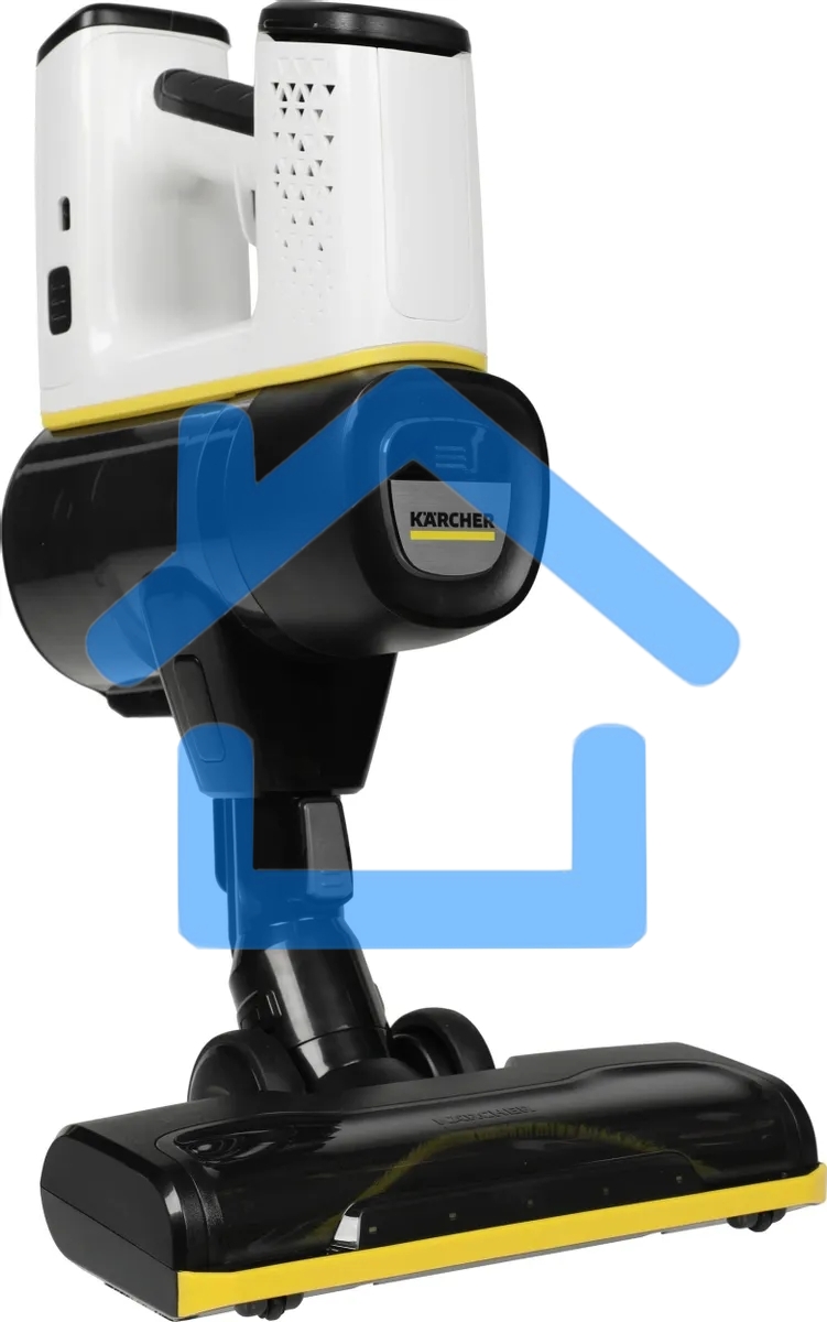Пылесос вертикальный/ручной Karcher VC 6 Cordless ourFamily Car черный/белый, питание от аккумулятора, 250 Вт, уборка сухая, пылесборник 0.8 л, работа от АКБ max 50 мин