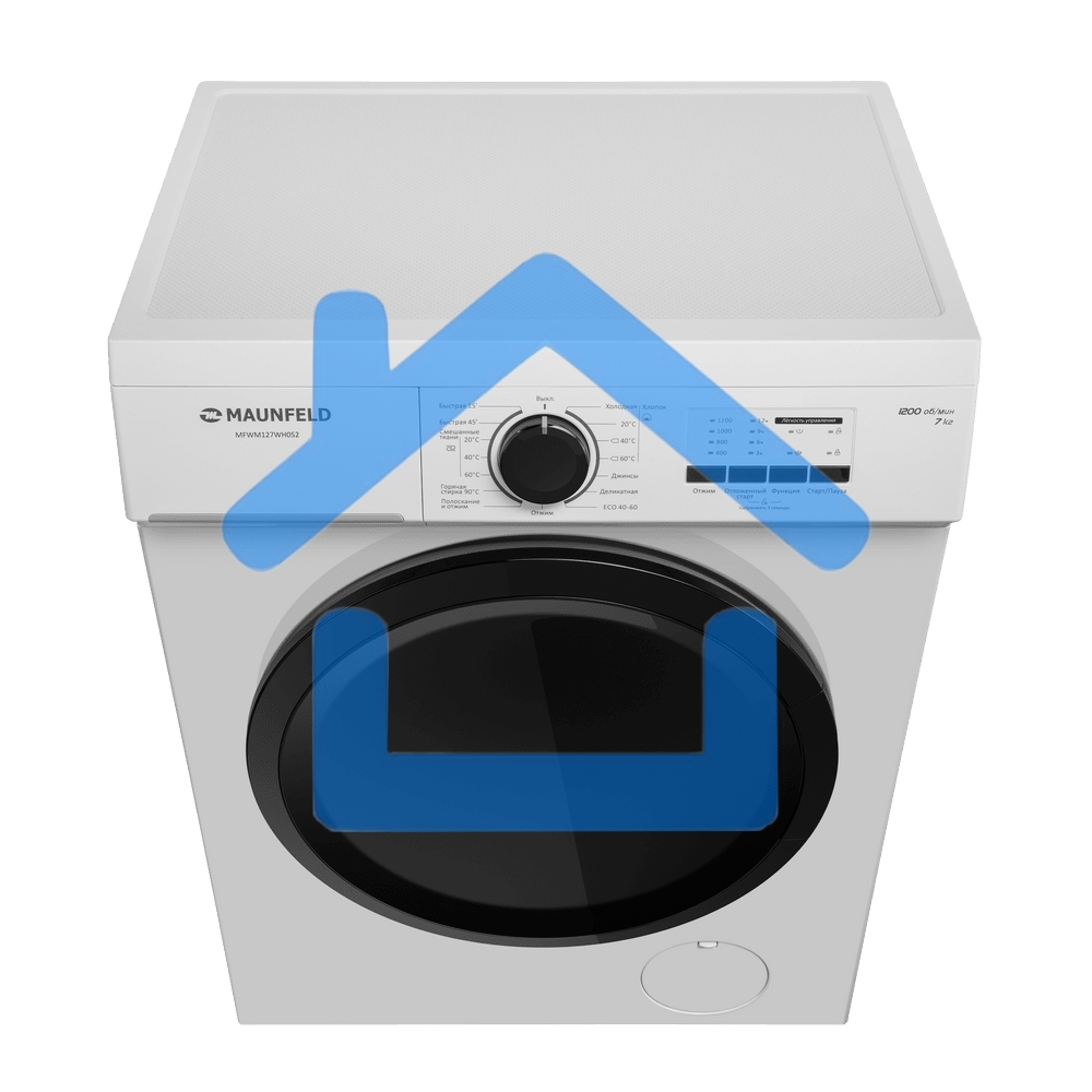 Стиральная машина Maunfeld MFWM127WH052 белый, загрузка фронтальная 7 кг, 1200 об/мин., класс: А+++