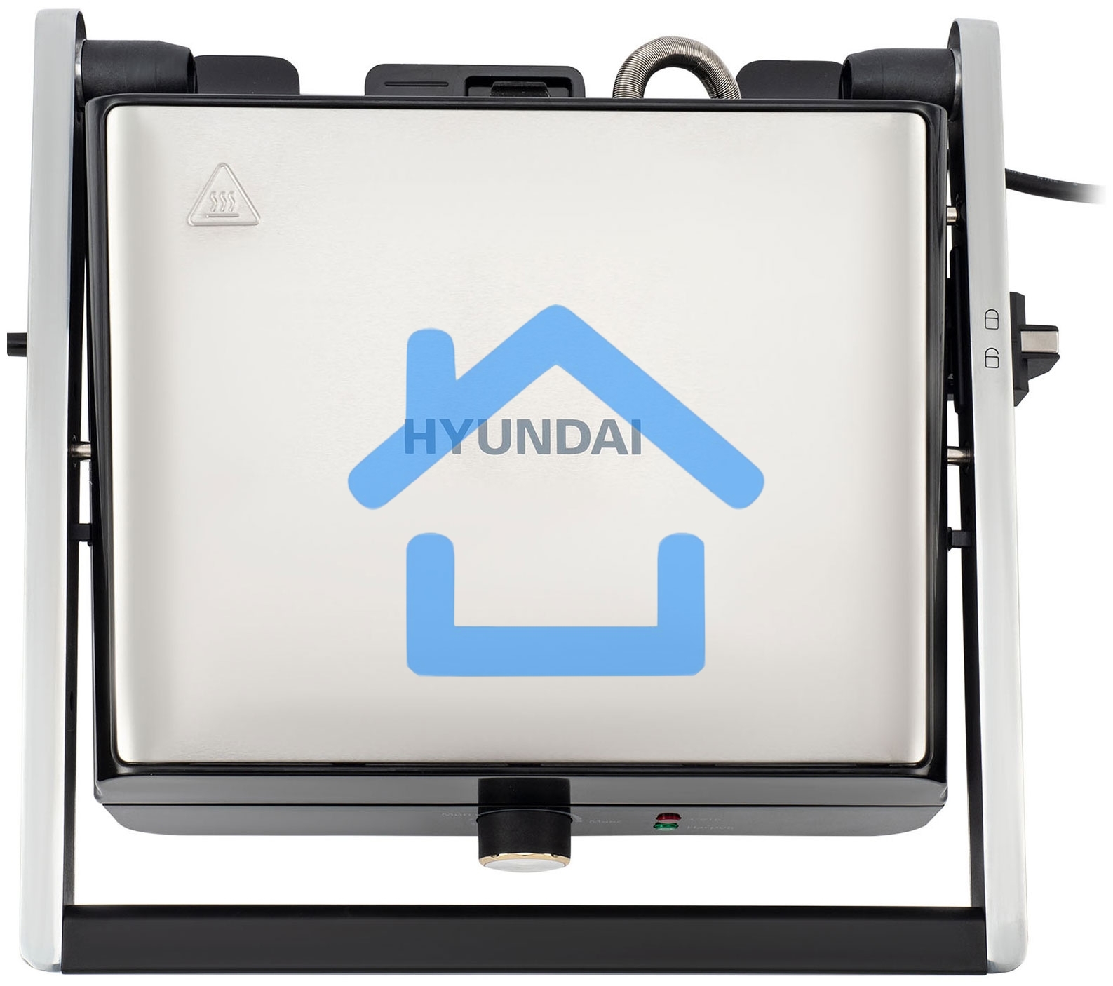 Электрогриль Hyundai HYG-1043 1800Вт черный/черный