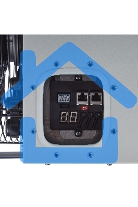 Тепловентилятор Ballu BHP-MW2-10, серый, 10 кВт, 100 м2, механический термостат, пульт д/у