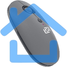 Мышь беспроводная Oklick 409MW графитовый, 1600 dpi, радиоканал, Bluetooth, USB, кнопки - 4