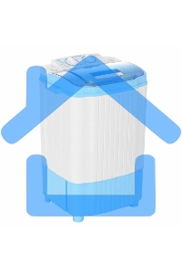 Стиральная машина Renova WS-30ЕT белый, загрузка вертикальная3 кг, без отжима, класс: А+