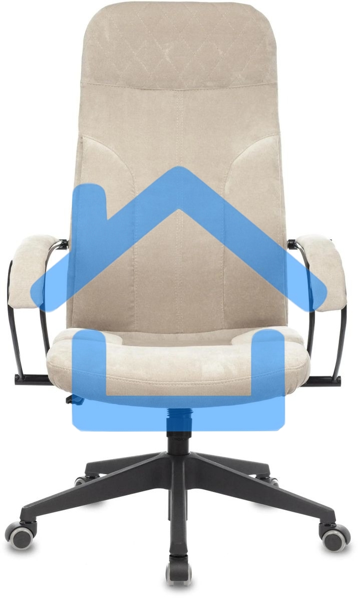 Кресло руководителя Бюрократ CH-608Fabric Light-21 песочный, крестовина пластик
