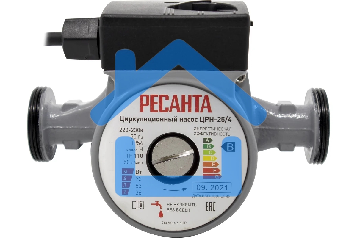Насос садовый циркуляционный Ресанта ЦРН-25/4 72Вт 3000л/час (77/7/1)