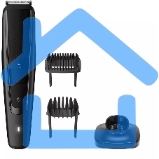 Триммер Philips Series 5000 BT5515/20 черный (насадок в компл:3шт)