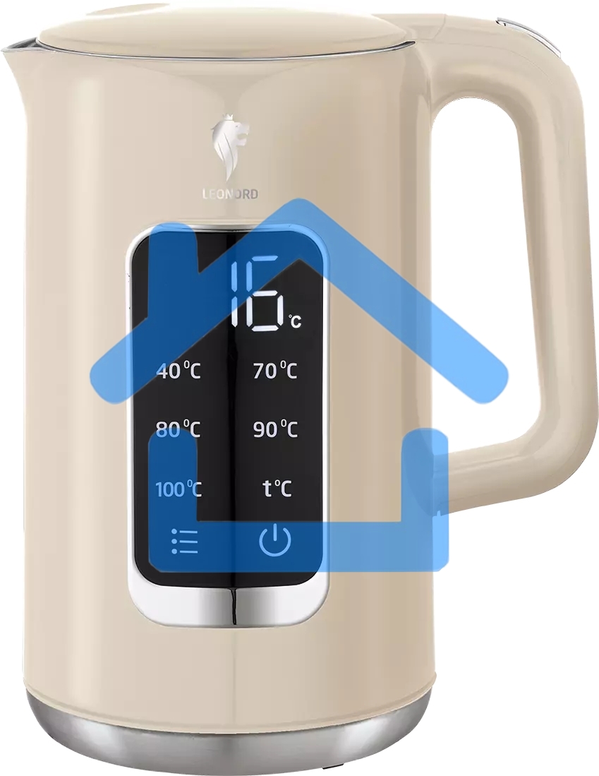 Чайник электрический LEONORD LE-1533 1,7л, двойной корпус, бежевый