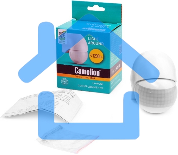 Электронный сенсор включения освещения CAMELION (10979) LX-454/WH белый