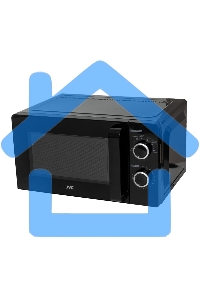 Микроволновая печь JVC JK-MW130M черный, 20 л, 700 Вт, переключатели - поворотный механизм