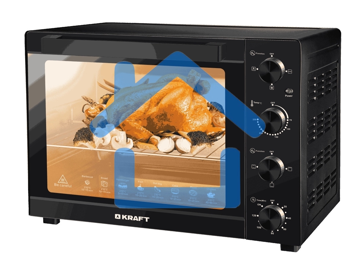 Мини-печь Kraft KFC-MO 6010 HRKBL черный