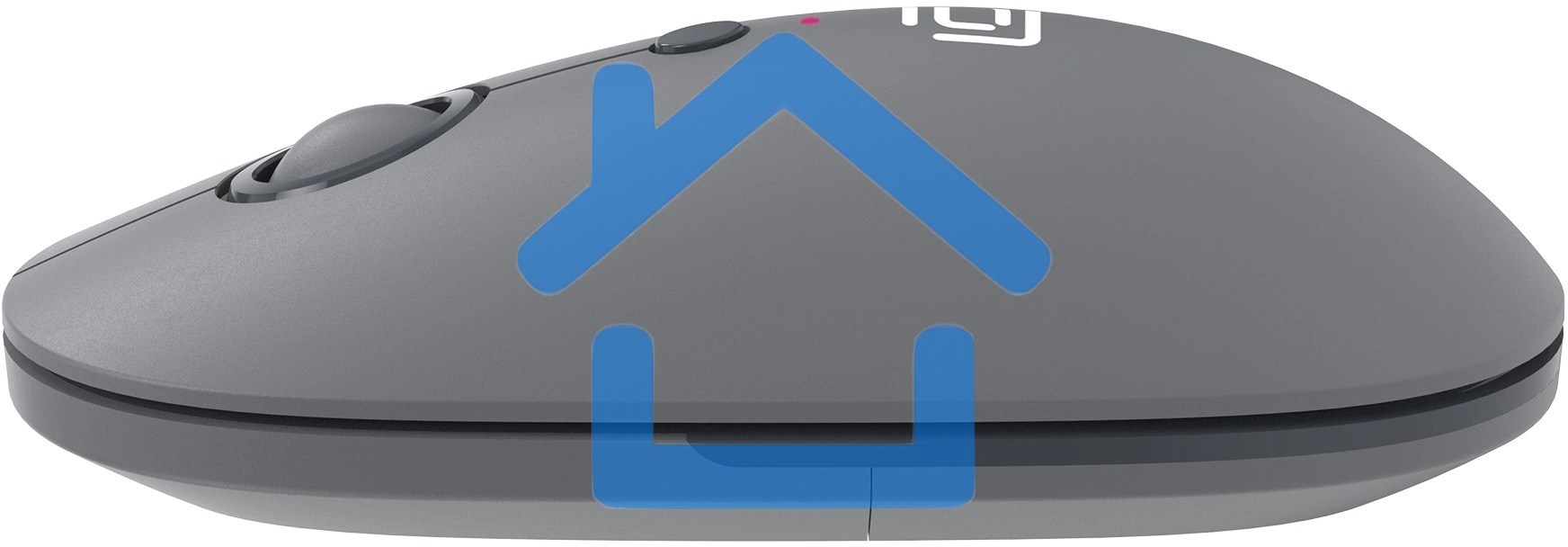 Мышь беспроводная Oklick 409MW графитовый, 1600 dpi, радиоканал, Bluetooth, USB, кнопки - 4
