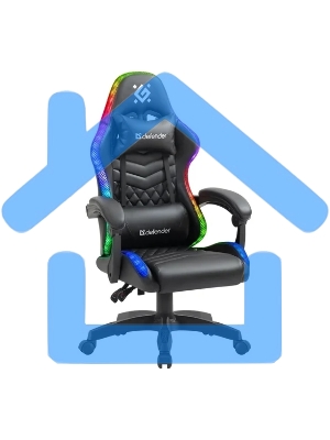 Кресло игровое Defender CORE черный