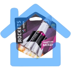 Элемент питания алкалиновый LR6 KOSMOS premium ROCKETS (блист. 4шт) Космос KOSLR6ROCKETS4BL