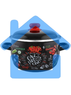 Кастрюля Appetite 1RC161M Gazpacho сферическая эмалированная 2 л