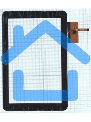 Сенсорное стекло (тачскрин) QSD E-C7058-02, черное