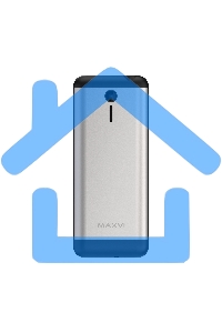 Мобильный телефон Maxvi X10i серебристый металлик