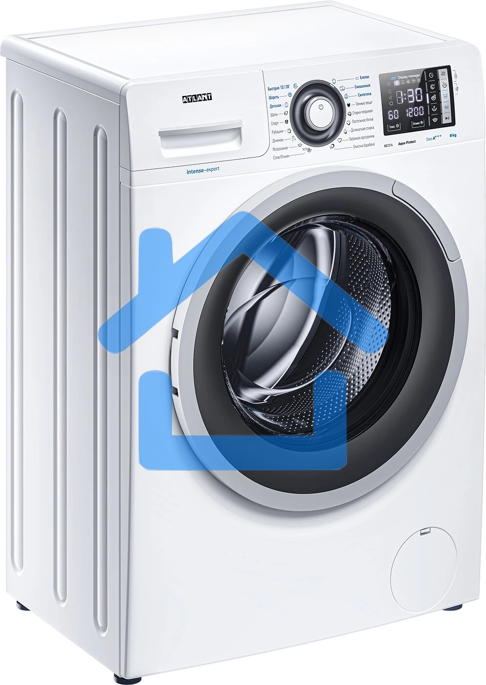 Стиральная машина Atlant 80С1214-С-01 белый, загрузка фронтальная 8 кг, 1200 об/мин, класс: А+++