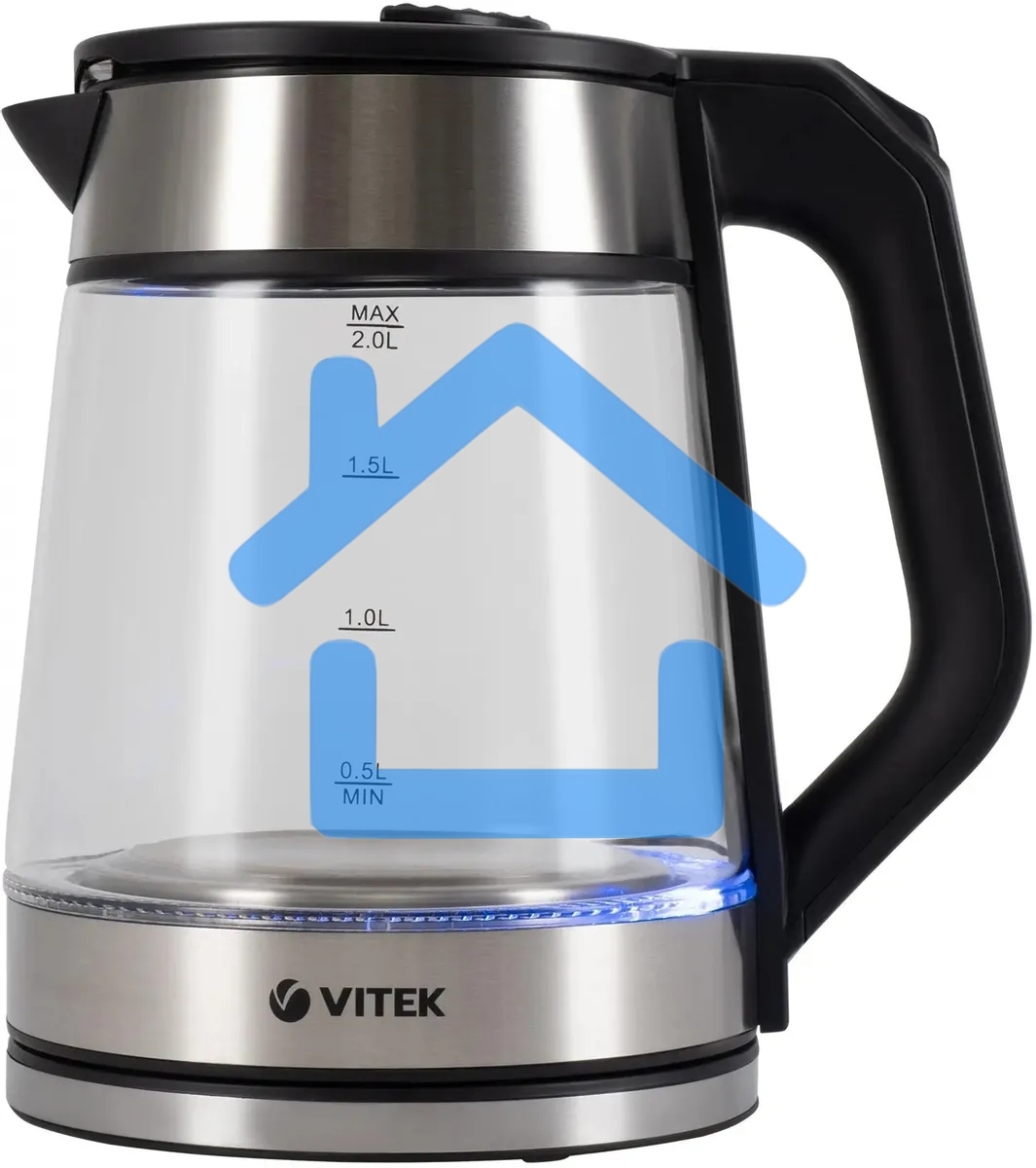 Чайник Vitek VT-1176 черный 2200W 1.7л
