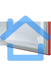 Холодильник Nordfrost NR 402 R красный однокамерный 44 л