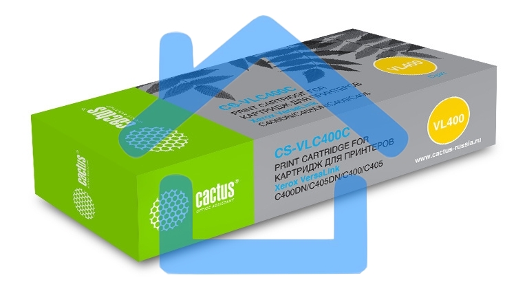 Картридж лазерный Cactus CS-VLC400CRU 106R03534 голубой (8000стр.) для Xerox VersaLink C400DN/C405DN/C400/405/C400N/C405N/