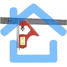 Угольник, 300 мм, металлический, комбинированный Sparta