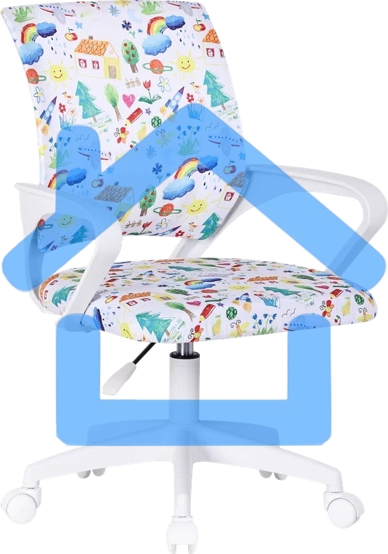 Кресло компьютерное детское Defender Fiesta Детск. рисунок, ткань, класс 1