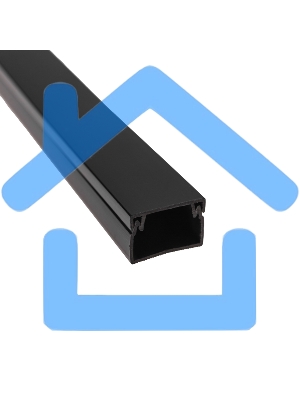 Кабель-канал Rexant 15х10мм, черный