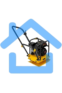 Виброплита бензиновая Denzel VC-12 3.6 л, 4781 Вт 6.5 л.с., 12 кН, подошва 45х35, 108 дБ