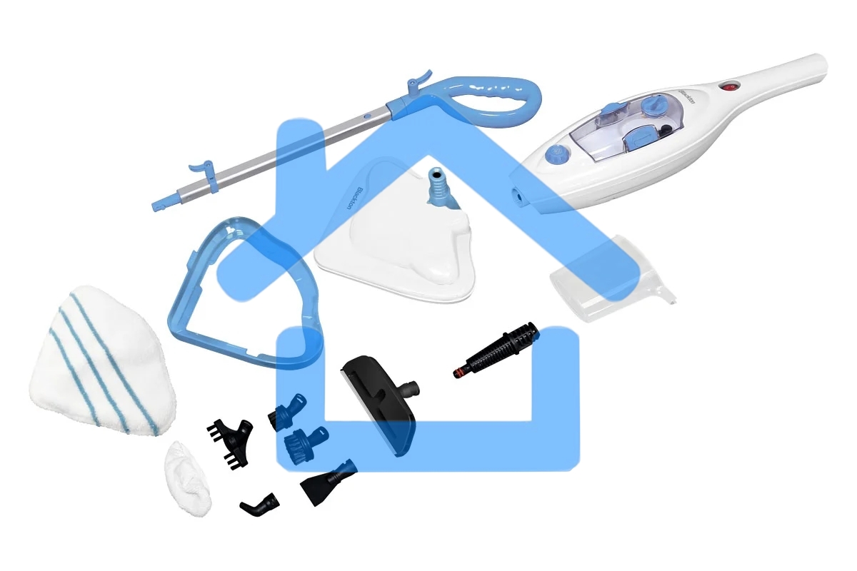 Паровая швабра Blackton Bt SM1114 белый-морской бриз, 1300 Вт