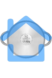 Кастрюля Rondell Point RDS-1310 2 л. d=18 см с крышкой, нержавеющая сталь 18/10